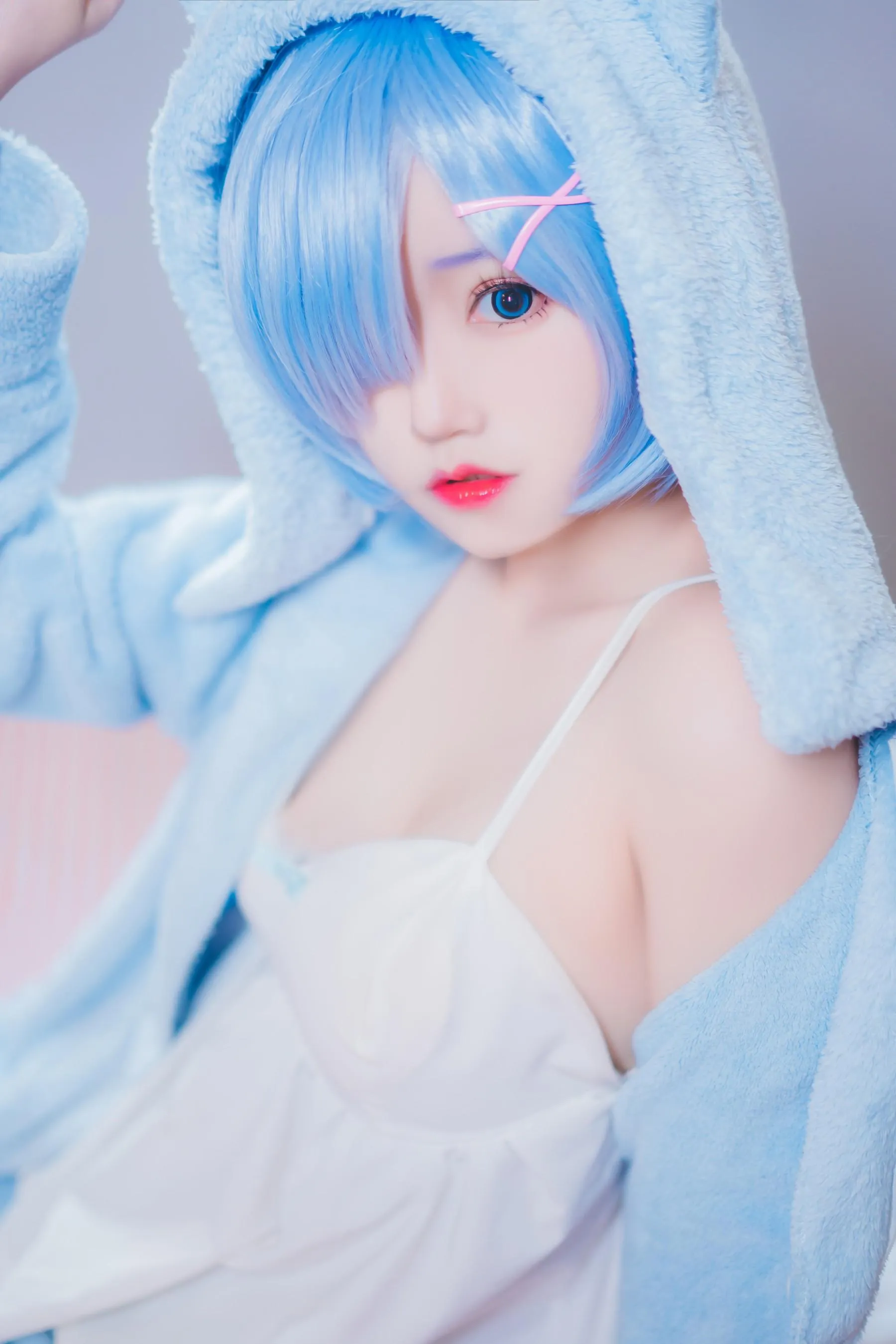 猫君君_MaoJun – NO.23 雷姆猫耳睡衣 [29P]插图9